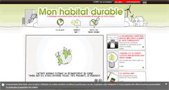 Desktop Screenshot of mon-habitat-durable.fr